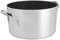 Pentole Agnelli Platinum Casseruola Alta in Alluminio, con 2 Manici in Acciaio Inossidabile, Argento, 40 Litri