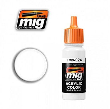 Ammo Von Mig Jimenez 17ml Waschbar Weiß Tarn # 024