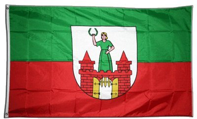Flaggenfritze Fahne/Flagge Deutschland Stadt Magdeburg + gratis Sticker
