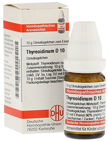 THYREOIDINUM D 10 Globuli 10 g