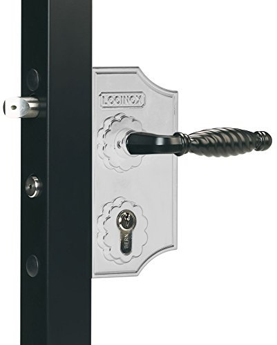 Serrure Fer Forgé Grand Mod. Alu Brut /40 à 60Mm