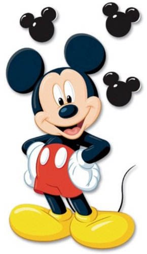 Disney Jumbo-Aufkleber mit Micky Maus