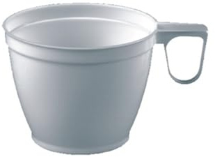 PAPSTAR 1200 Kaffeetassen, PS 0,18 l Ø 7,8 cm 6 cm weiss