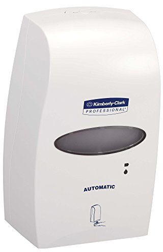 Kimberly-Clark Professional berührungsfreier automatischer Seifenspender 92147 – 1 x Spender für Handdesinfektionsmittel, weiß (geeignet für 1,2 l Kassetten)