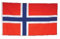 Flagge Norwegen 90 x 150 cm Fahne mit 2 Ösen 100g/m² Stoffgewicht Hissflagge für Mast