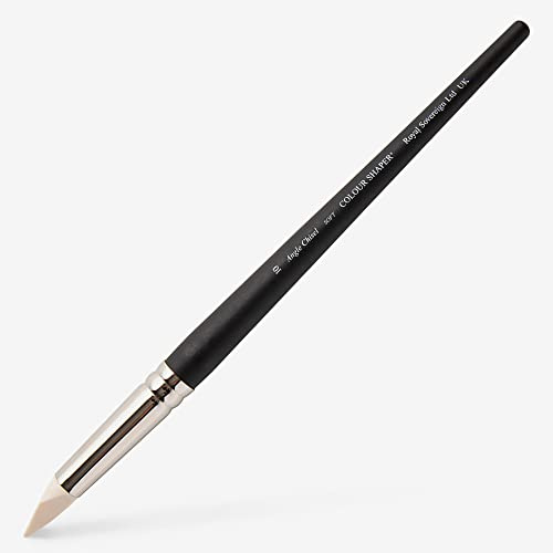 Colour Shaper Angle Chisel Soft Ivory Painting Shaper Brush (Size 10)