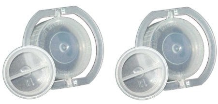 AQUAMON Blue Magic 2x Wasserbett Verschlussdeckel Verschlusskappen Deckel Stopfen Verschluss