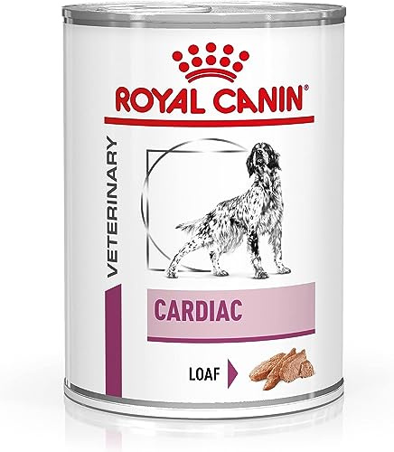 Royal Canin Cardiac | 12 x 410 g | Diät - Alleinfuttermittel für ausgewachsene Hunde | Kann zur Unterstützung der Herzfunktion bei chronischer Herzinsuffizienz beitragen | Mousse