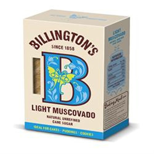 Billington's Natural Light Muscovado Unrefined Cane Sugar 500g
