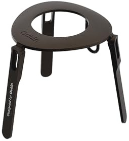 OutIn Faltbarer Kaffeeständer aus Aluminium mit Karabiner | Stabiler Halter aus Aluminium, kompakt und passend für OutIn Nano und Mino Espressomaschinen