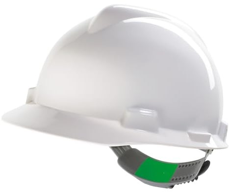 Msa Msa-KAS-VG-V_W Protective Helmet, White, 52-64 Size