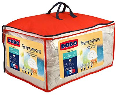 DODO 25665 Für 4 Jahreszeiten Steppbett 200 x 200 cm Polyester weiß
