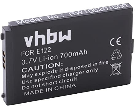 vhbw batteria compatibile con Medion MD2201, MD97200, MD97100 smartphone cellulare (700mAh, 3,7V, Li-Ion)