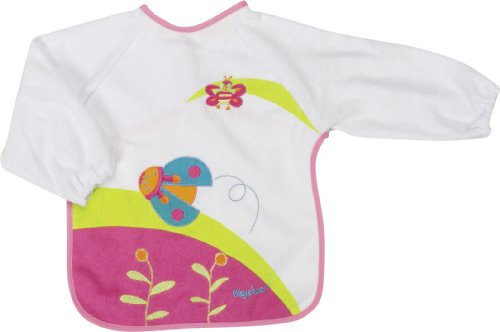 Playshoes Unisex Baby Ärmel-Lätzchen 507197, 613 - Marienkäfer, Onesize (LxBxA: ca.39x30x34cm)