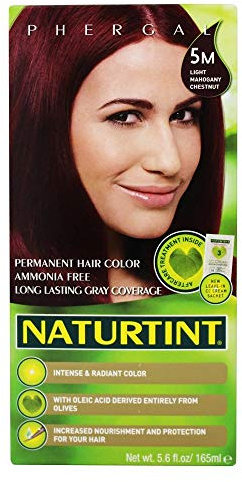 Naturtint Permanent 5M Light Mahogany Chestnut 165ml (Packaging may Vary)