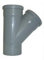 Ast Quellerde Rohr 110 mm mit einem Rückstaukl 45 Degree 110 mm - Push Fit