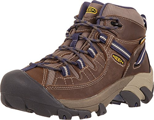 KEEN Damen Targhee 2 Mid Waterproof Wanderstiefel, Goat/Crown Blue, 37.5 EU
