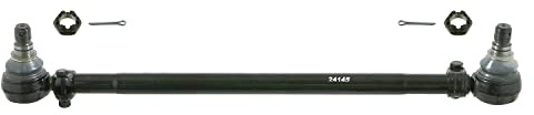 febi bilstein 24145 Spurstange mit Kronenmuttern und Splinten, 1 Stück
