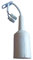 10 Stück Relco Renovierfassung/Baufassung mit Kabel E27 weiß