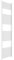 ERCOS Scaldasalviette Termoarredo Bagno Dimensioni 500x1800 MM Radiatore Colore Bianco, Attacchi da 1/2 Fornito Con Kit Montaggio