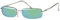 BEZLIT Rechteckbrille Herren Sonnenbrille Streetfighter Fliegerbrille Sportlich B414 Grün