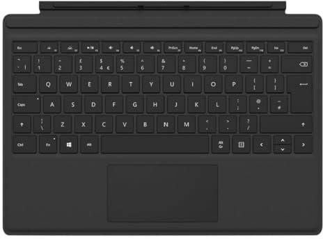 Microsoft Surface Pro Type Cover (pour Surface Pro 4-7) (QWERTY Espagnol) Noir (Reconditionné)