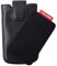DigiEtui Ledertasche für Apple iPhone/ 3G/4G/4S iPod Touch (echtes Nappa-Leder, mit patentiertem LCD-Pad) schwarz