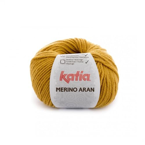 Katia Merino Aran - Farbe: Mostaza (41) - 100 g / ca. 155 m Wolle