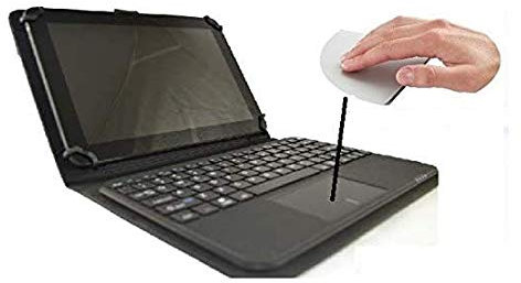 'Housse avec clavier amovible Bluetooth avec TouchPad (Souris) pour tablette Asus MemoPad 10 ME102 A 10.1 – Couleur Noir