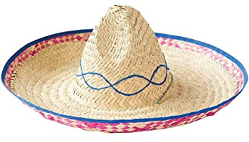 Embroidered Straw Chapeau