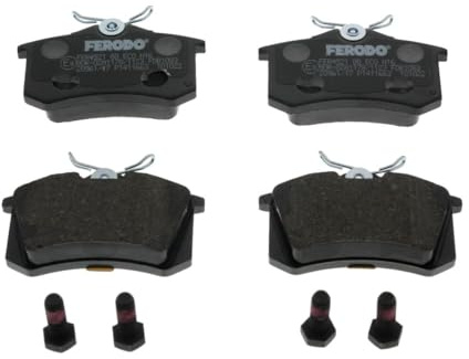 FERODO FDB1083 Bremsbelagsatz Bremsbeläge mit Zubehör Kompatibel mit VW POLO 9N