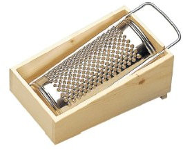 Panetta Casalinghi Cassette grattugia, Legno, Beige, 30 x 30 x 30 cm