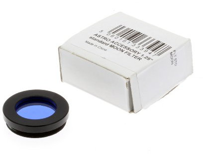 Moon Filter 1.25 New Standard For Telescope Eyepiece Blue Astronomy Scope Lens