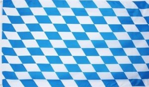 Bayern Fahne kleine Rauten Grösse 1,50x0,90m Oktoberfest Flagge