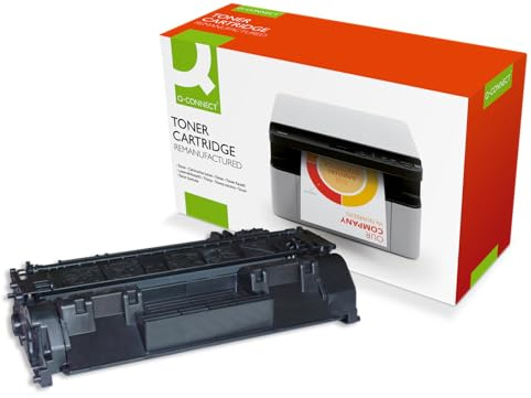Q-Connect Compatible Toner for HP CF280A Toner Cartridge, Black