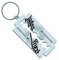 Judas Priest Schlüsselring Keychain British Steel Razor Blade Nue offiziell One Size