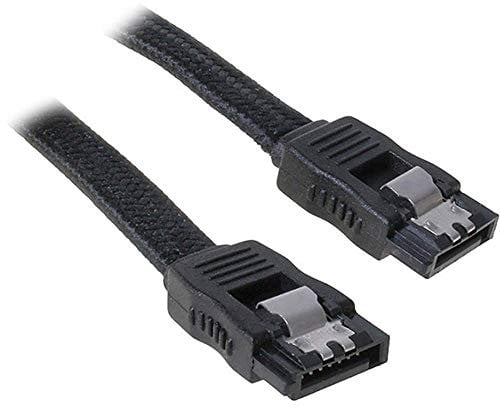 BITFENIX Cable SATA III Datos Anclajes Negro 30CM BFA-MSC-SATA330KK