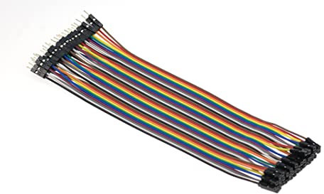 FamilyMall Jumper Wire/Cable Male to Female 20 cm Pack of 40