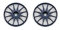 Integy RC Model Street Jam Japan Drift Racing 1/10 RC Wheel Disc Gnosis HS201 (2pcs) for OTA-R31