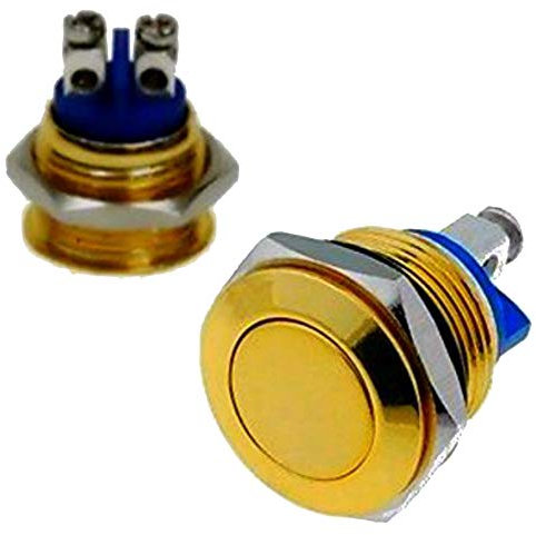 IP65 campanello Pulsante druecker F pulsante Auto Pulsante del campanello Clacson Clacson Pulsante 12 V 24 V 48 V 2 a campanello Pulsante del campanello 1 poli