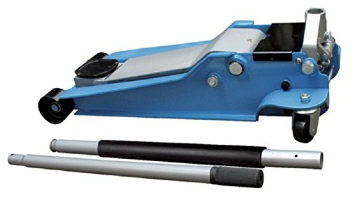 PROVENCE OUTILLAGE-GATO HIDRÁULICO DE PERFIL BAJO CON DOBLE POMPANTE CON ASIENTO DESMONTABLE Y TAMPÓN FERVI 0369 DE CAUCHO