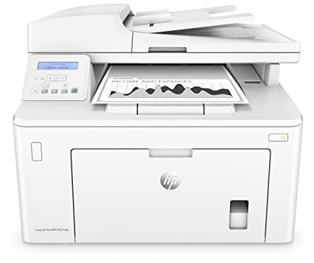 HP LaserJet Pro M227sdn Laser Multifunktionsdrucker (Schwarzweiß Drucker, Scanner, Kopierer, LAN, Airprint) weiß