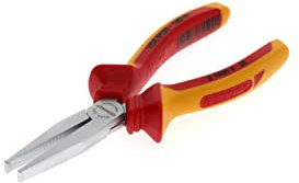 GEDORE VDE Flat nose pliers for cutting/stripping/crimping, Mechanical/electronics, Toothed, Straight, Hardened, VDE 8120-160 H