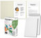 Bewerbungsset // 10 Stück 3-teilige Bewerbungsmappen Creme-Beige + 250 Blatt 100 g/m² Premium Bewerbungspapier + 10 Stück B4 Versandtaschen in Weiß - Das ultimative Bewerbungsmappen-Bundle - All inkl.