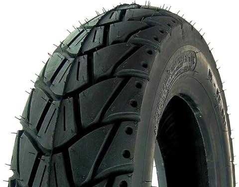 KENDA K415 Reifen 90/90-10 50J TL M+S kompatibel mit Yamaha Aerox 100 2T | Schwarzwand-Rollerreifen mit grobem, regentauglichem Profil; kompatibel mit MBK Nitro 100 2T AC, Aprilia Area 51 ZD4MY 50