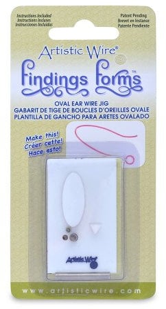 Artistic Wire Findings Forms Oval Ear Piercing Device