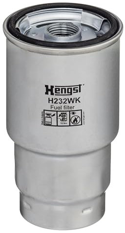 HENGST Kraftstofffilter Type H232WK - Kraftstoff-Anschraubfilter für PKW - Filter für Kraftstoff, Filter für Autos