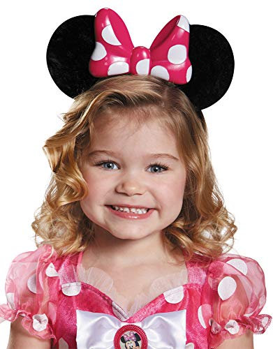 Girls Pink Minnie Mouse Light-Up Ears