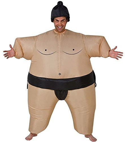 AirSuits Aufblasbares Kostum Fatsuit Sumo Ringer Fasching Karneval