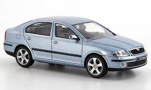 Skoda Octavia, silbergrau, Modellauto, Abrex 1:43